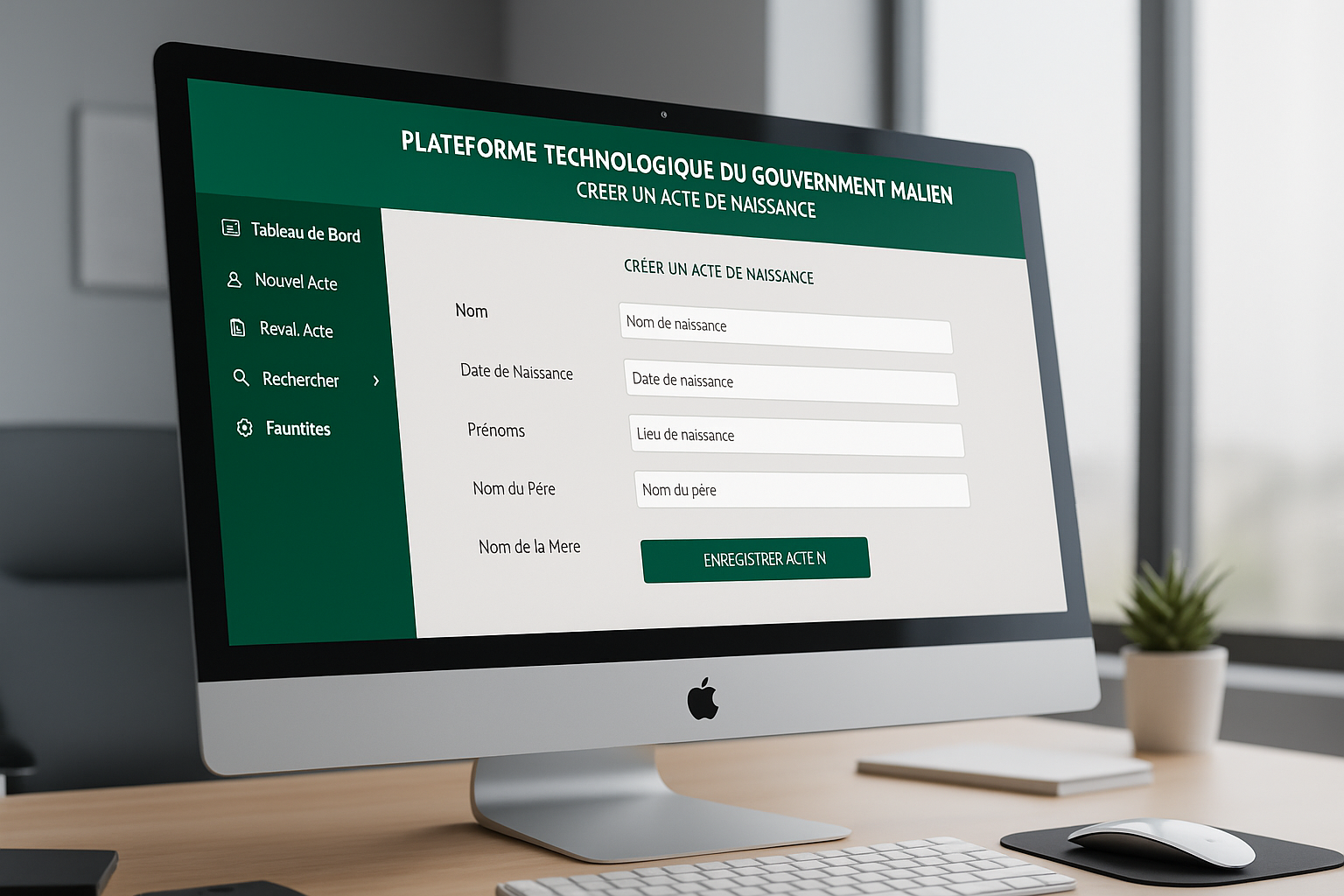 Giving birth certificates to children